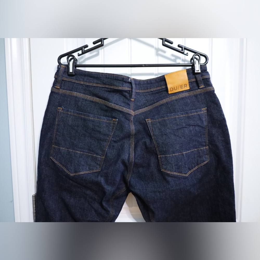 DU/ER Performance Denim Relaxed Taper - Heritage Rinse Mens 36x32 - Picture 6 of 11